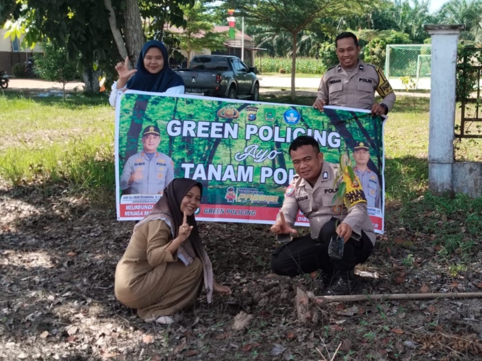 Green Policing, Polisi dan ASN Kolaborasi Tanam Pohon di Rimba Melintang