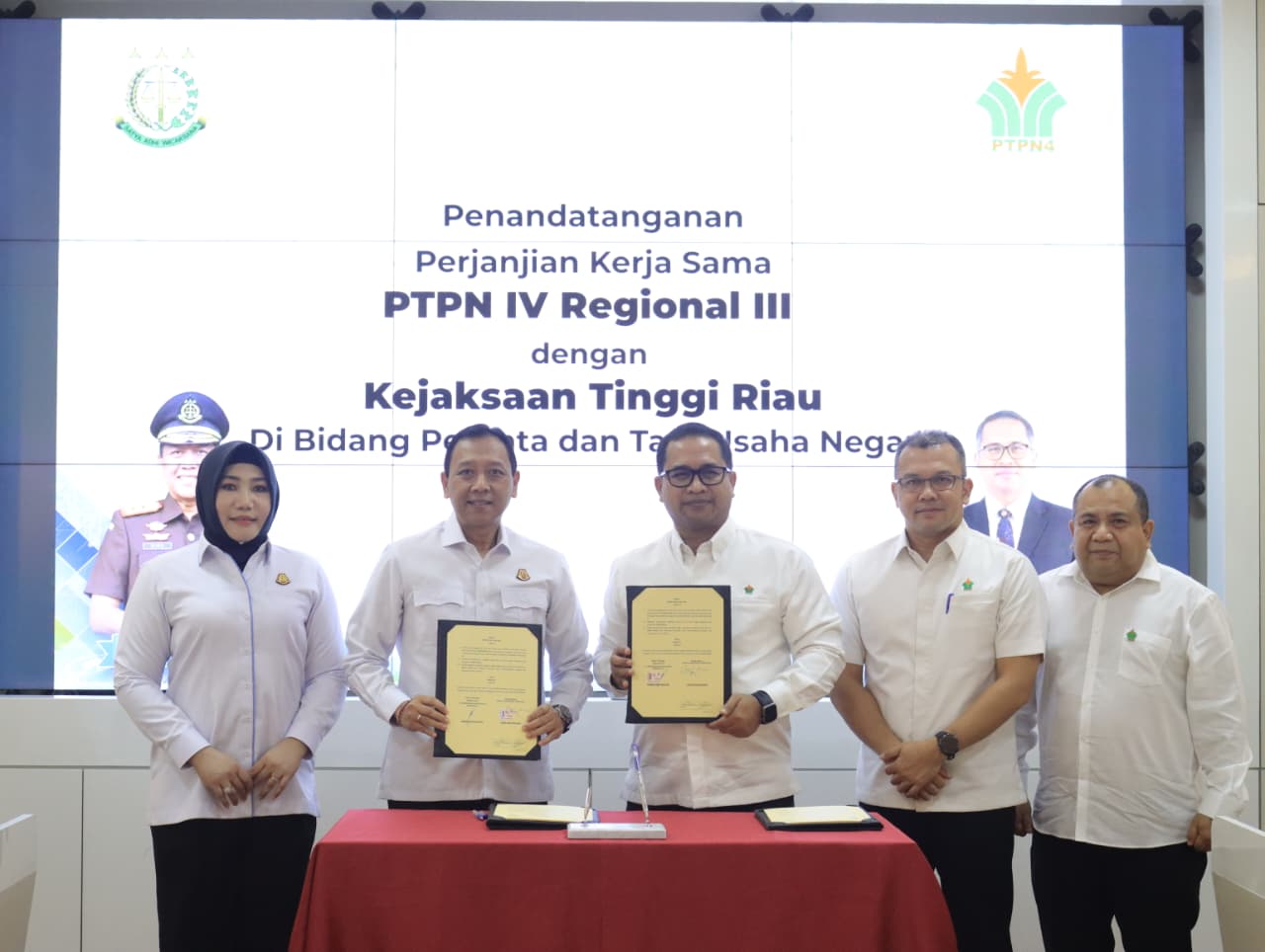 Kejati Riau dan PTPN IV Perpanjang Kerja Sama, Fokus Cegah Risiko Hukum