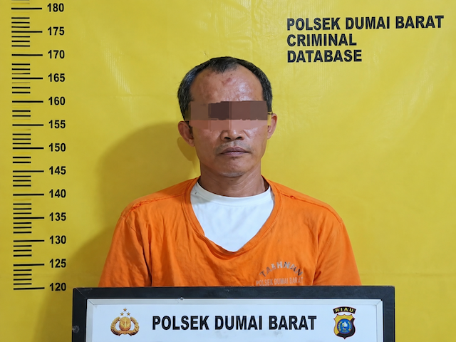 Diduga Gegara Perselingkuhan, Pria di Dumai Hantam Kepala Buruh dengan Double Stick