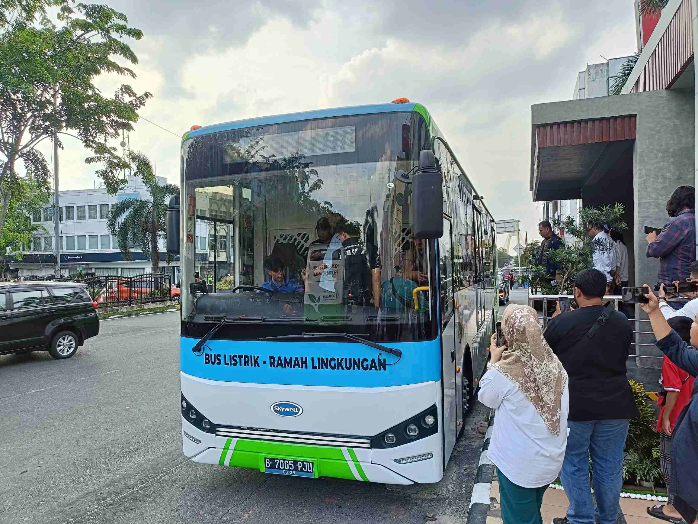 Dilaunching Wako Agung, Bus Listrik Resmi Mengaspal di Pekanbaru 