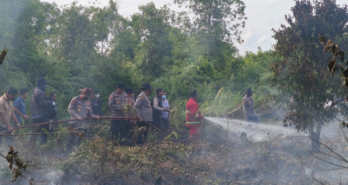 43 Titik Panas Terdeteksi di Riau Senin Sore, Bengkalis dan Pelalawan Terbanyak 