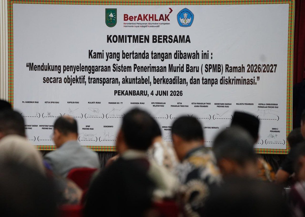 Pelaksanaan SPMB di Riau Dibuka 8 Juni Mendatang