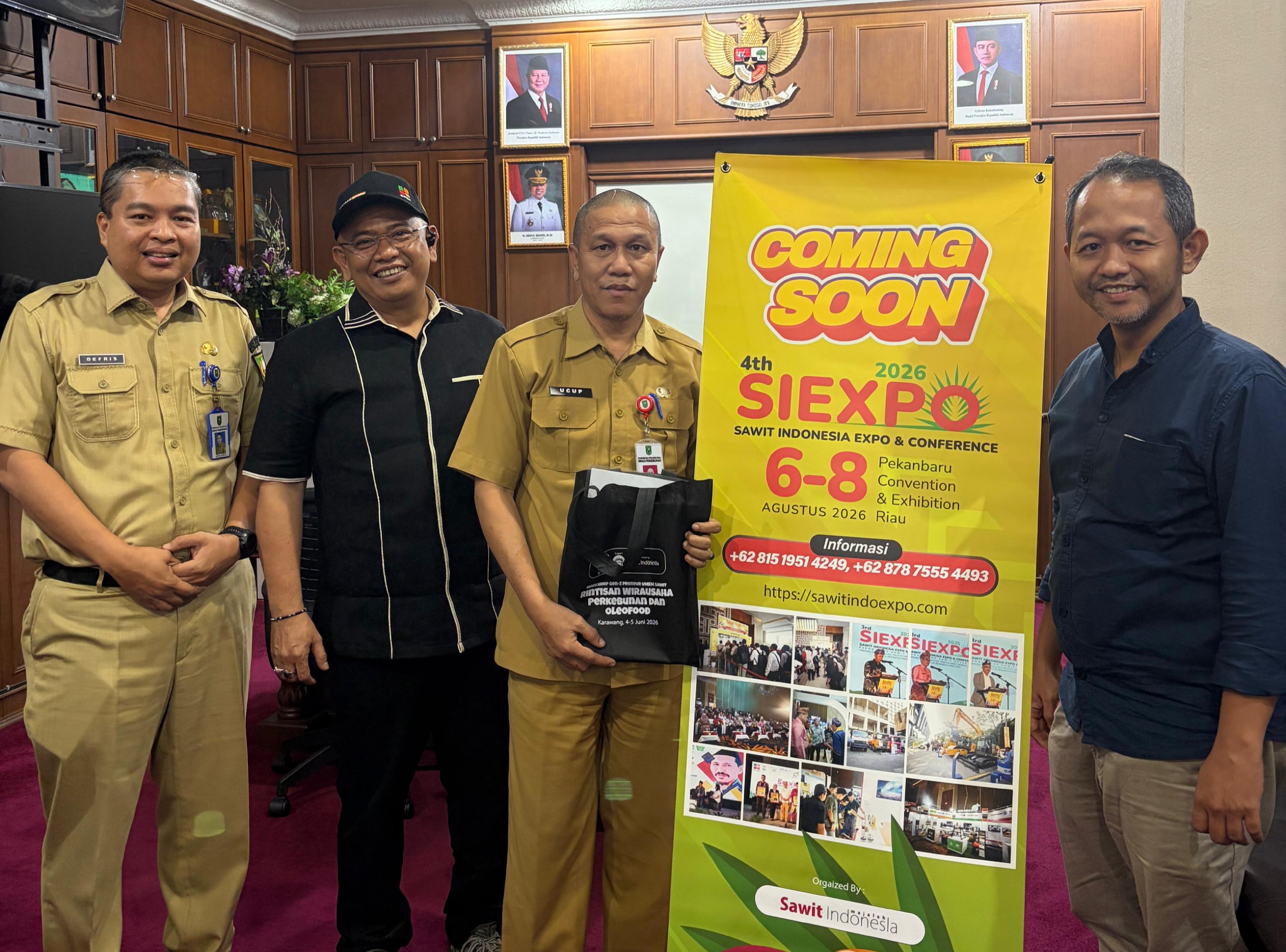 Pemprov Riau Dukung Penuh SIEXPO 2026, Diharapkan Jadi Ikon Perkebunan Nasional