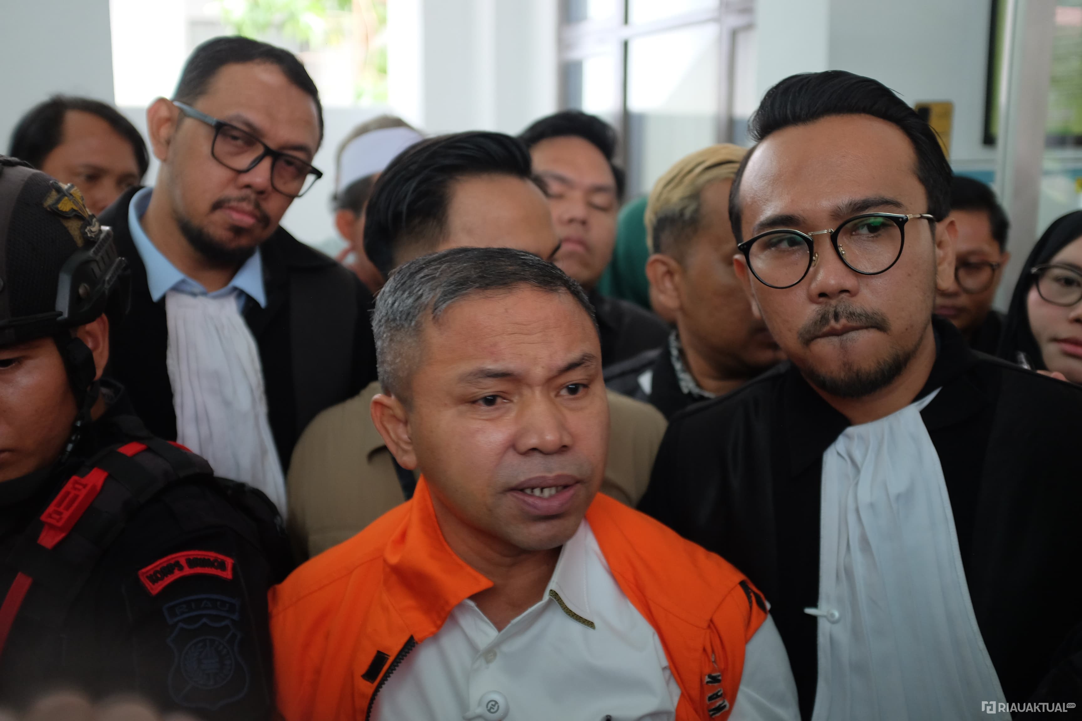 Bantah Dakwaan KPK, Abdul Wahid: Proses Anggaran Sudah Sesuai Aturan