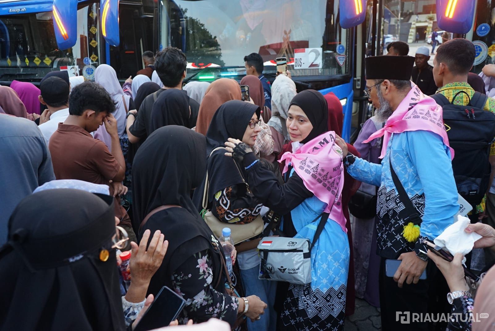 438 JCH Pekanbaru Diberangkatkan, Siap Hadapi Panasnya Arab Saudi