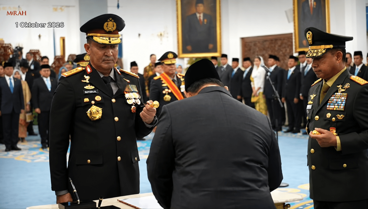 Kapolri Suyudi Mutasi Sejumlah Kapolda